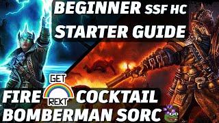 Grim Dawn 1.2 Beginner Guide - Fire Blackwater Cocktail Sorcerer - The Bomberman [HC viable]