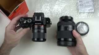 Sony SEL28F20 FE 28mm f2 Lens Unboxing