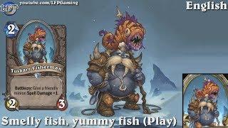 Hearthstone: Tuskarr Fisherman card sounds in 14 languages -Knights of the Frozen Throne