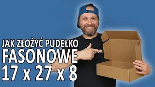 Pudełko fasonowe z tektury - jak złożyć? #2