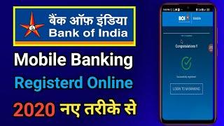 Boi mobile Bank activation | bank of india mobile banking registration online | boi mobile banking