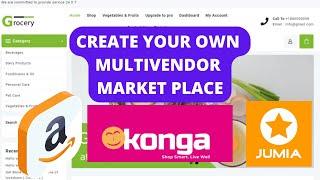 How to create a multi vendor ecommerce website [ Free theme and plugins ]