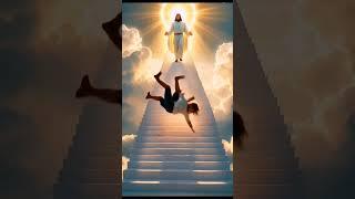 Jesus Christ giving blessings to sad girl #jesus #devil #sad