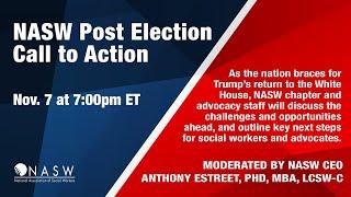 NASW Post Election Call to Action