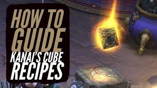 Diablo 3 - Kanai's Cube Recipes How To Guide