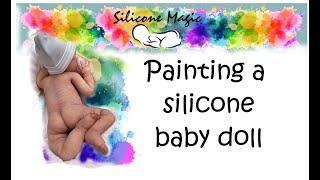 6 Painting a silicone baby doll 2023