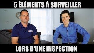 5 éléments à surveiller lors d'une inspection