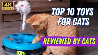 Top 10 Cat Toys 2023 - Unboxed and Reviewed by Rescue Cats [4K]