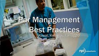 RPI Consultants - Par Management: Best Practices