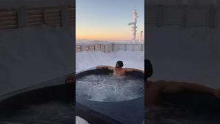 Woke up in paradise. Staying at the incredible Aurora collection resort in Lapland.