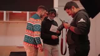 Marleau Holiday Sweater Photoshoot Prank