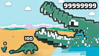 Can I survive a OVERPOWERED MOSASAURUS? (3D Chrome Dino Game)