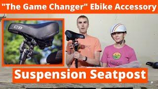 Ultimate Comfort on Your Ebike (Suntour NCX Suspension Seatpost Review)