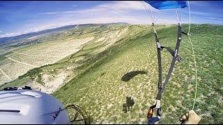 Speedflying tandem soaring on 16m glider/ Спидфлай тандем в динамике на озон хт 16