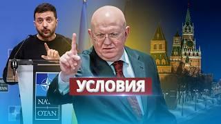 Russia doesn't need a frozen war / Nebenzya behaves rudely at the UN