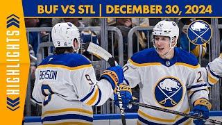 DUDE WAS FLYIN‼️ | Jiri Kulich Scores INSANE Goal In Sabres Win Over St. Louis Blues | Highlights