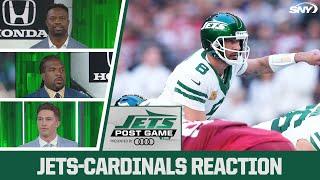 Bart Scott, Willie Colon, & crew react to Jets' 31-6 loss vs Cardinals | Jets Post Game Live | SNY