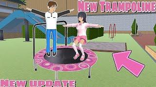 NEW TRAMPOLINE UPDATE | Sakura School Simulator | Gweyc Gaming