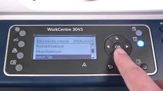 Xerox WorkCentre 3045NI Menu