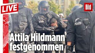   Corona-Demos in Berlin: Attila Hildmann vor der russischen Botschaft festgenommen | BILD Live