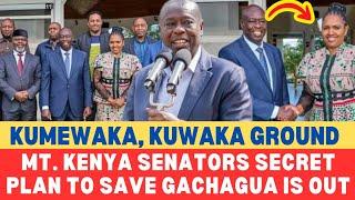 SECRET OUT! SENATORS SECRET PLAN TO SAVE GACHAGUA REVEALED