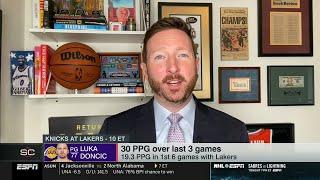 Dave McMenamin has latest on Lakers starting lineup vs. Knicks tonight