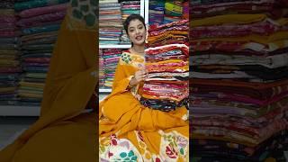 Pure Cotton Mom Batik Print Sarees 