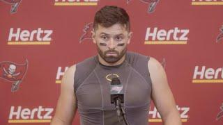 Baker Mayfield on Bucs vs. Falcons: ‘Need To Capitalize’ | Press Conference | Tampa Bay Buccaneers