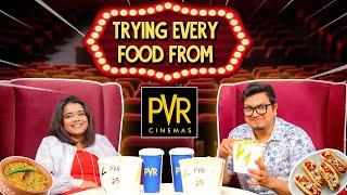 Trying Every Food From PVR Cinemas | Ok Tested