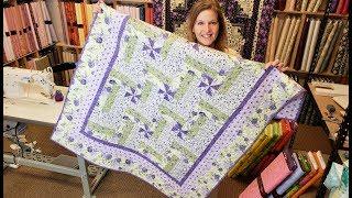 Such an Easy Modification... Let's Make a Pinwheel Rail Fence! | Florentina Rose Quilt Giveaway :)