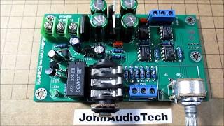 Headphone preamp board kit test & review