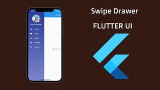 Swipe Drawer - Flutter UI