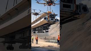 maniac is doing something new! Drones directly hoist bridges,...#viral #hindisong #popular #short