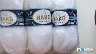 Обзор пряжи Nako Mohair Delicate/elegante. Нако мохер деликат/элегант