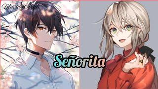 Nightcore - Señorita ( Switching Vocal ) [ Lyrics ]