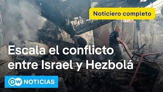  DW Noticias 24 noviembre: Hezbolá lanzó más de 200 proyectiles contra Israel [Noticiero completo]