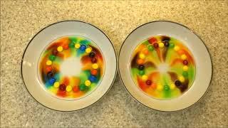 Dissolving M & M Flowers