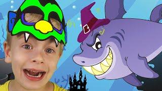 Baby shark Halloween song | Kids song for Halloween by Dima Family Show