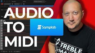 Convert Audio To MIDI - Samplab Plugin/App