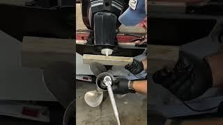 Installing a Propeller on a MERCURY Outboard #shorts #propeller