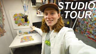 Graffiti Artist Studio Tour with Sive