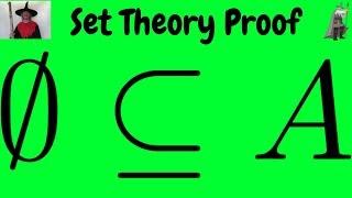 The Empty Set is a Subset of Every Set Proof