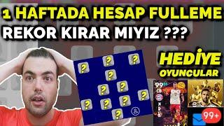 0 TL İLE 1 HAFTADA HESAP FULLEME ️ REKOR GELİR Mİ ? #3 ( eFootball 2024 Mobile )