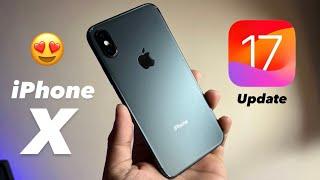 New update for iPhone X - ios 17 || How to install ios 17 on iPhone X,8