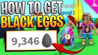 HOW TO GET MYTHICAL BLACK EGGS IN ROBLOX EGG FARM SIMULATOR!