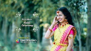 || Pravalika || 4K Cinematic Shoot || Haldi Ceremony || Vinnu Creations ||