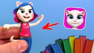 ЛЕПИМ ГОВОРЯЩУЮ КОШКУ АНДЖЕЛУ из игры My Talking Angela