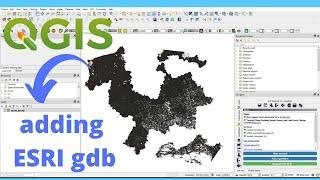 opening ESRI geodatabase in QGIS