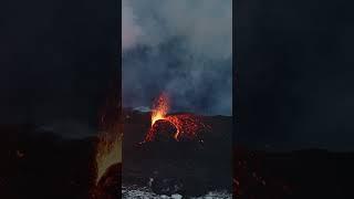 A New Volcano Just Erupted in Iceland.. #volcano #filmmaking