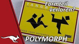 Tangram-Spielsteine aus Polymorph formen